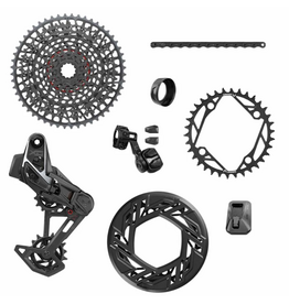 SRAM X0 Eagle T-Type eBike AXS Groupset - 104BCD 34T, Derailleur, Shifter, 10-52t Cassette, Clip-On Guard (*does NOT include crankarms*)