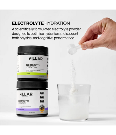 Pillar Performance Electrolyte Hydration Powder Passionfruit (210g) JAR