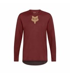 FOX Racing Apparel Mens Ranger Long Sleeve Jersey Fox Head Rust