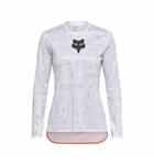 FOX Racing Apparel Womens Ranger Long Sleeve Jersey Lunar SE White