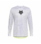 FOX Racing Apparel Mens Ranger Long Sleeve Jersey Lunar SE White