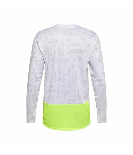 FOX Racing Apparel Mens Ranger Long Sleeve Jersey Lunar SE White