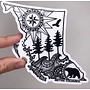 BC Map Sticker