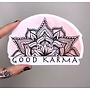 Good Karma Watercolor Sticker
