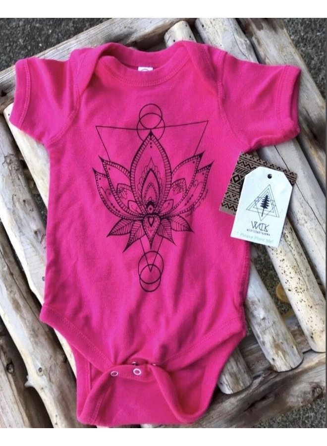 Sacred Lotus Baby Onesie