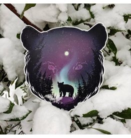 Amanda Key Design Coastal Creatures: Aurora Bear Vinyl Sticker 3"