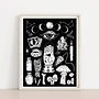Witchcraft Elements Print