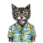 Hawaii Cat Magnet