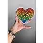 Rainbow Heart Vinyl Sticker