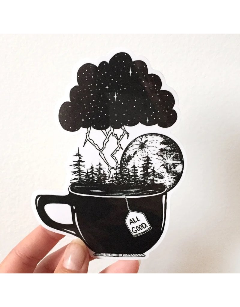 MELI.THELOVER Storm in a Teacup Sticker