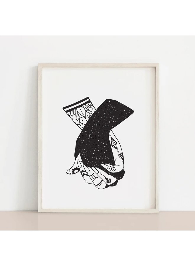 Holding Hands Print