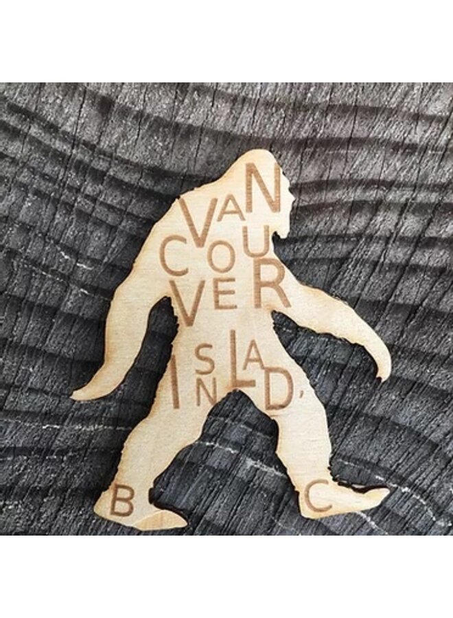 Sasquatch Vancouver Island, BC Magnet