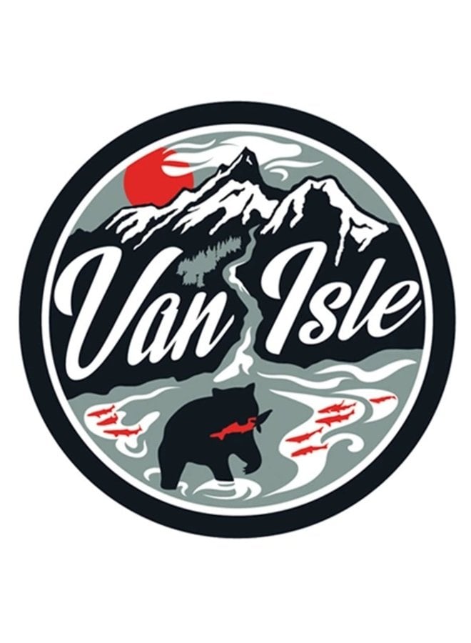 Van Isle Retro Sticker