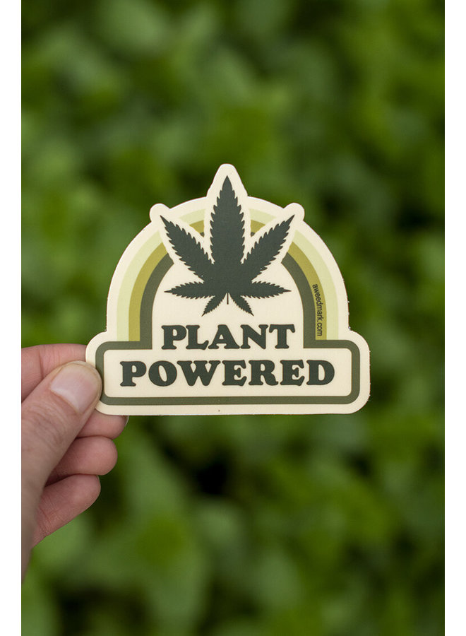 Plant Powered Vinyl Sticker