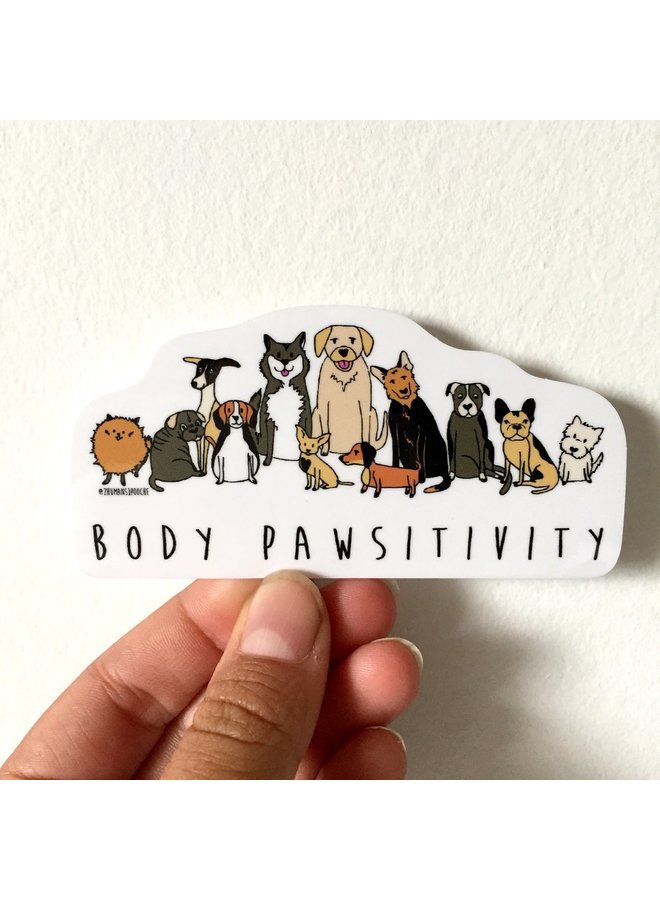 Body Pawsitivity Sticker