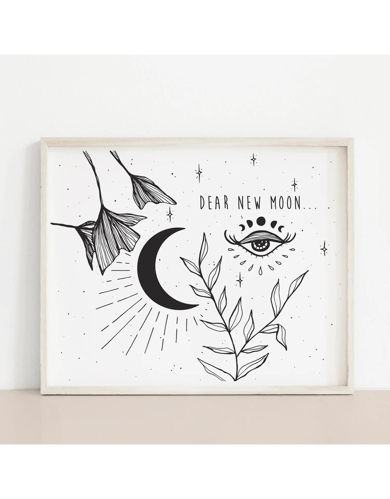 MELI.THELOVER Dear New Moon Print