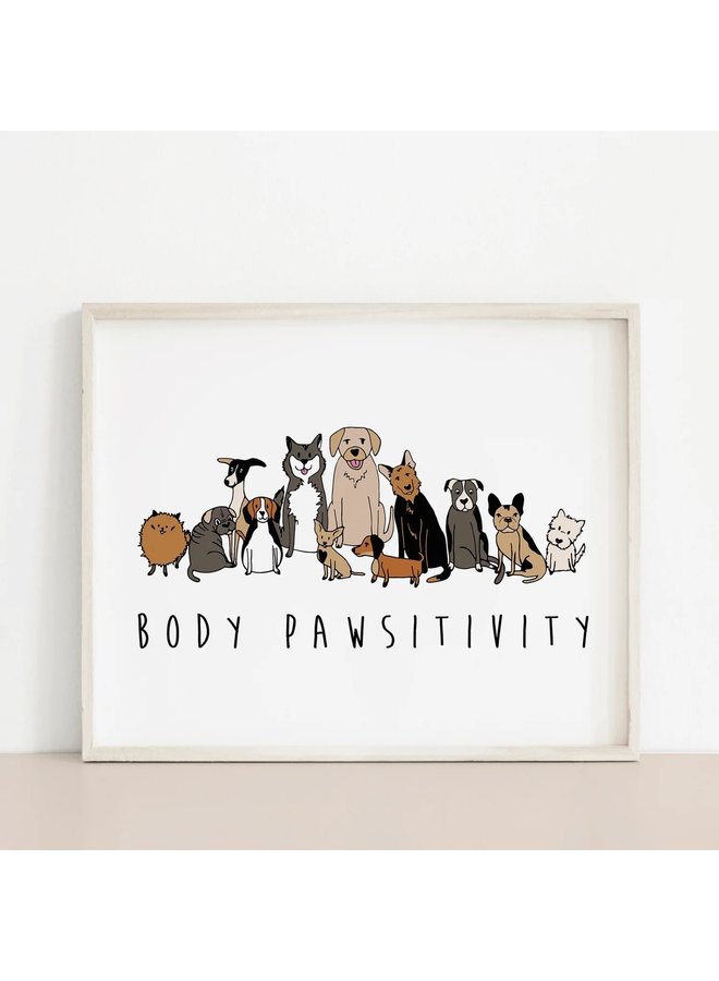 Body Pawsitivity Colored Print