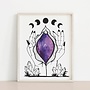 Pussy Portal Purple Galaxy Print