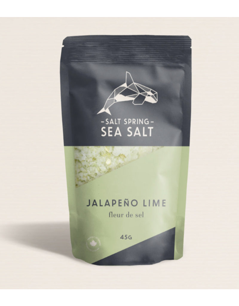 Salt Spring Sea Salt Jalapeno Lime fleur de sel (45g)