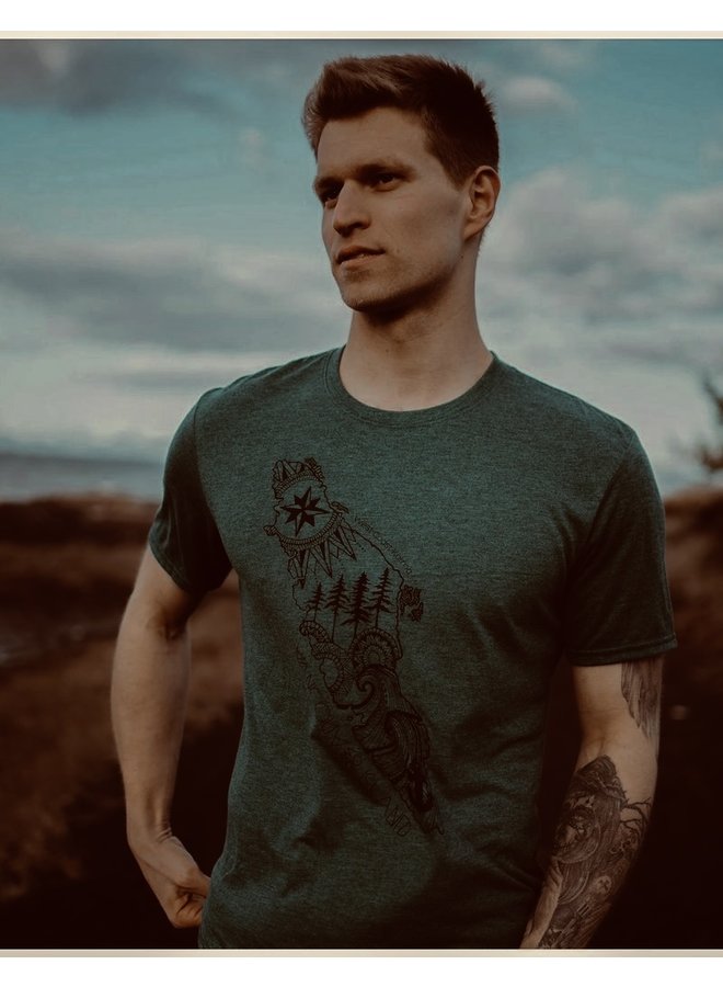 Vancouver Island Unisex Tee - Green