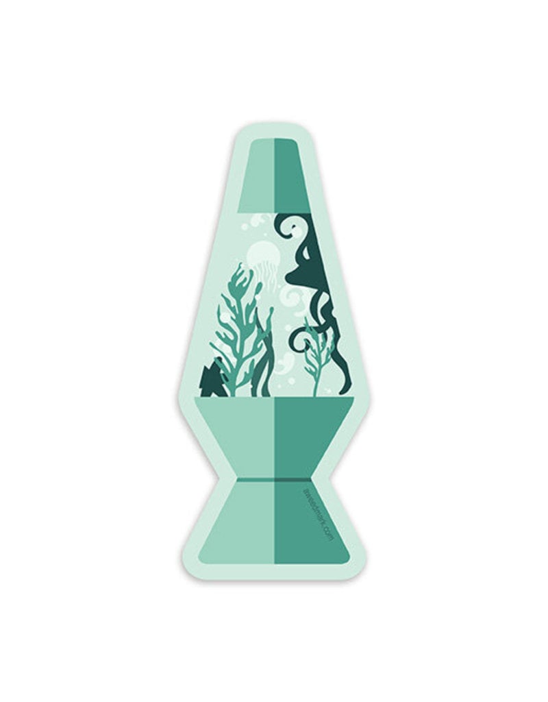 Amanda Weedmark Lava Lamp Ocean Sticker