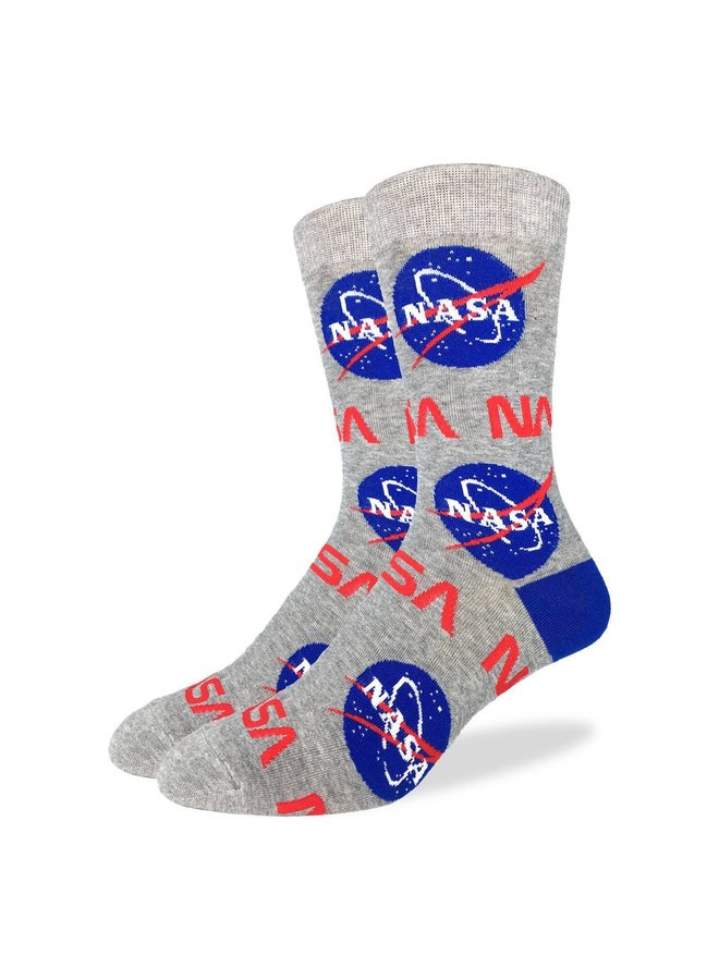 Men's Grey NASA Socks