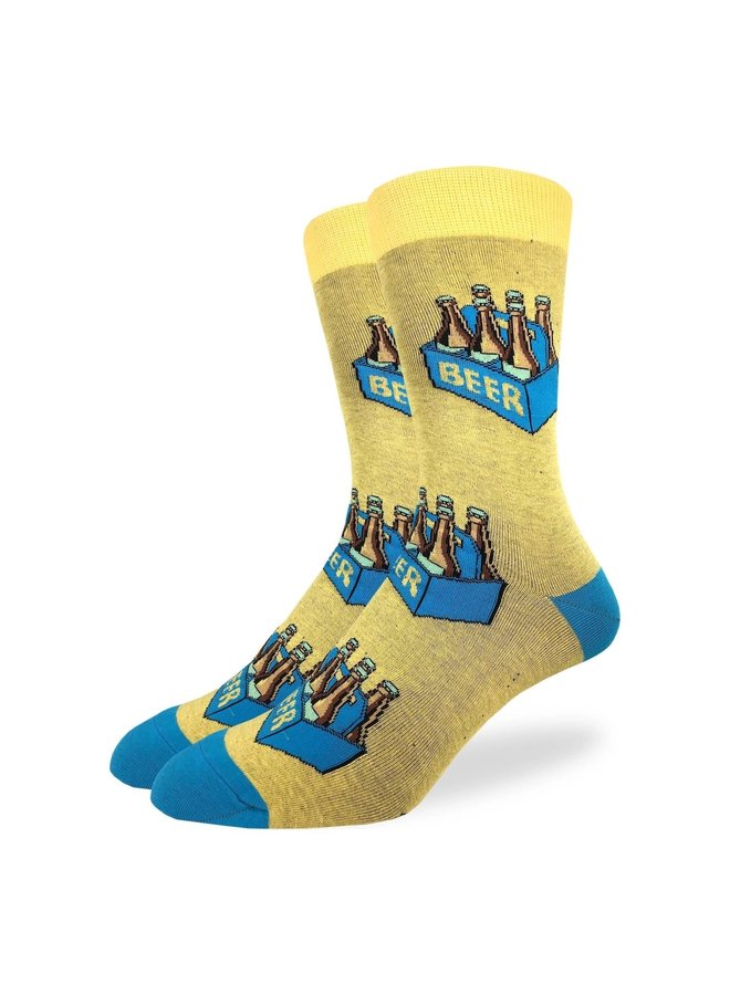 Men's Six Pack of Beer Socks