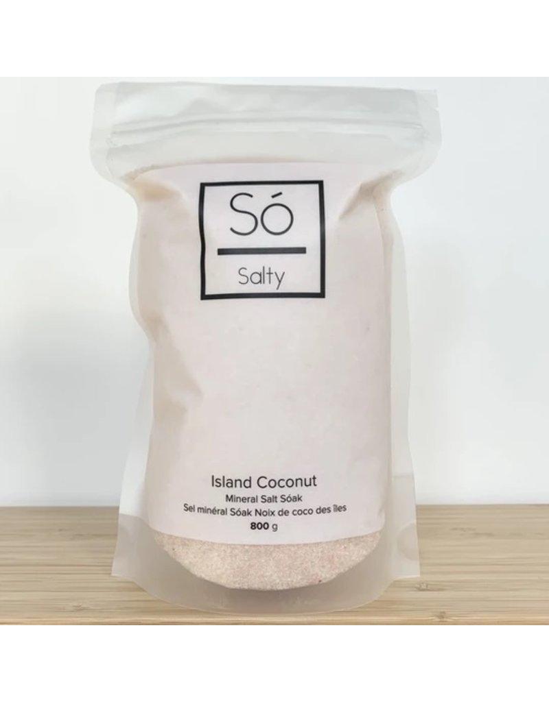 SO Luxury Salt Soak - Island Coconut 800g