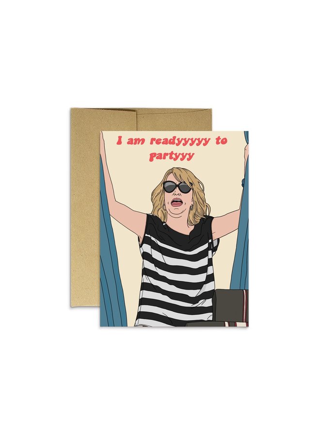 Bridesmaids Ready To Party Card