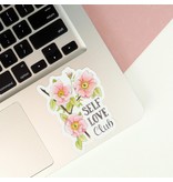 Naughty Florals Self Love Club Sticker