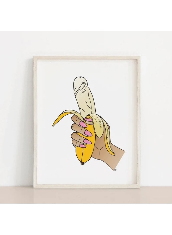 Banana Penis Print