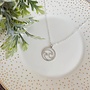 Silver Double Wave Necklace