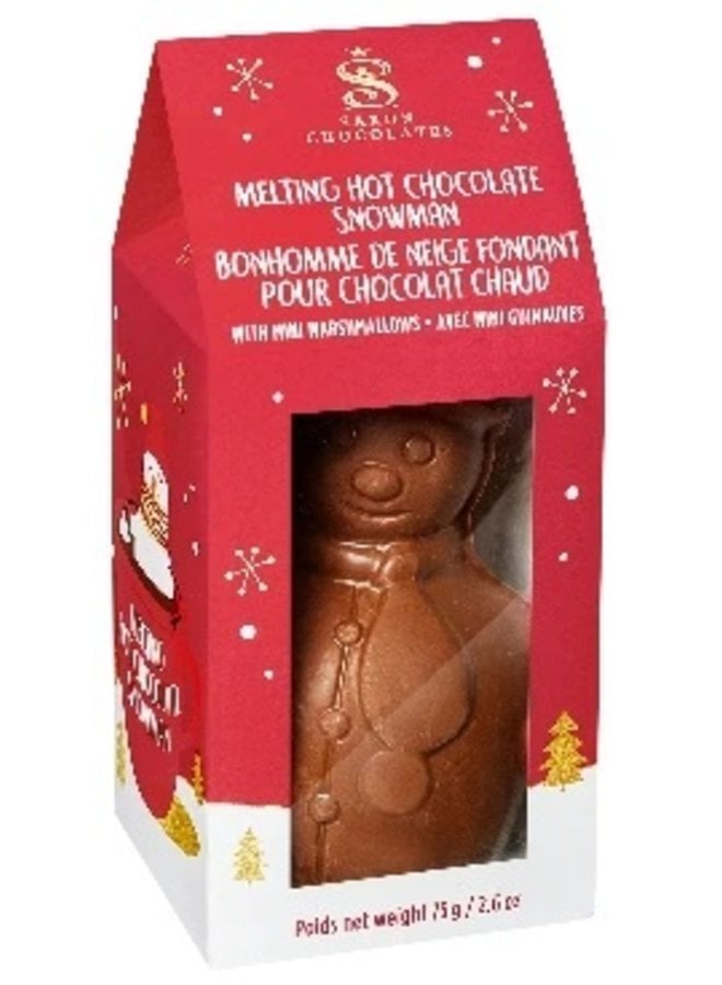 Hot Cocoa Melting Snowman w/Marmallows 75g