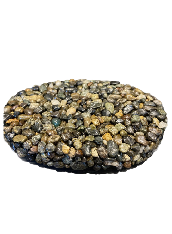 Black Pebble Soap Dish (Oval)