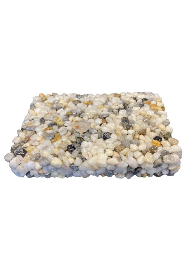 White Pebble Soap Dish(rectangle)