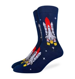Good Luck Sock Men's Space Shuttle Socks