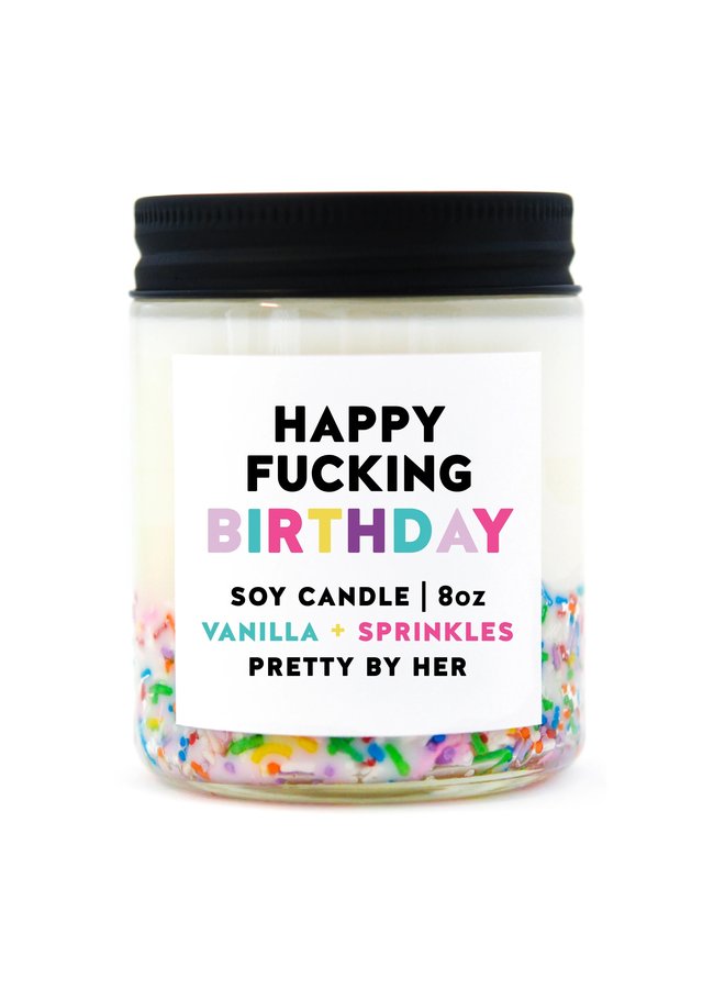 Happy Fucking Birthday Candle