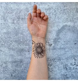 NatureTats Sunflower Temporary Tattoo