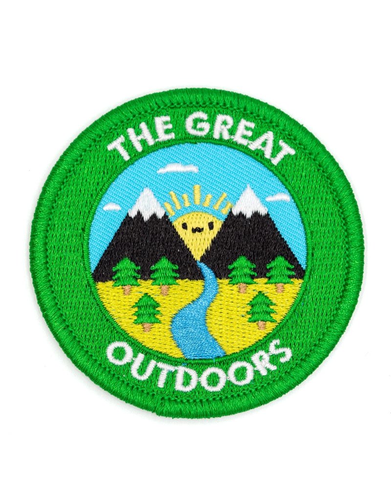 These Are Things The Great Outdoors Embroidered Iron-On Patch