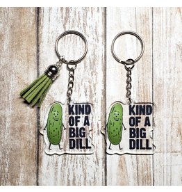 Blue Rocket Gifts Kind of a Big Dill Keychain