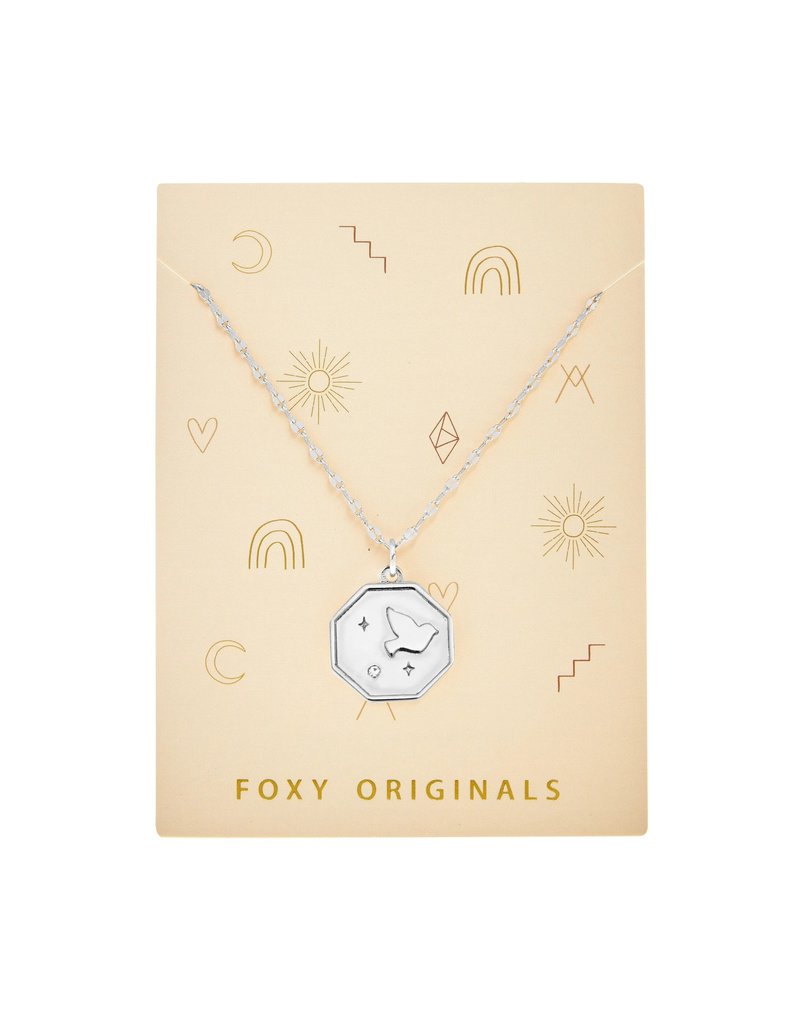 Foxy Originals Boho Dove Necklace- Silver