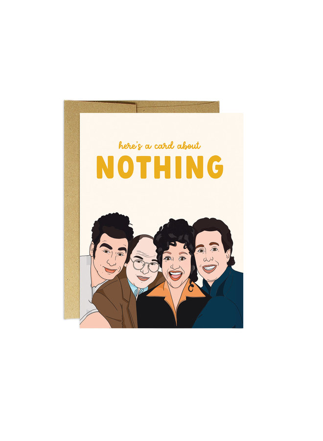 Card About Nothing Card