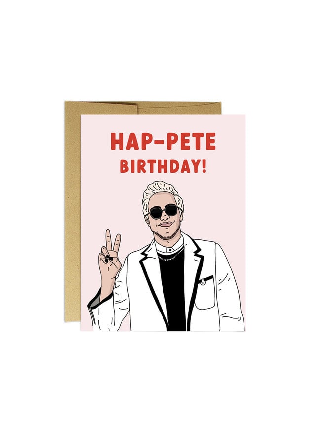 Hap-PETE Birthday Card