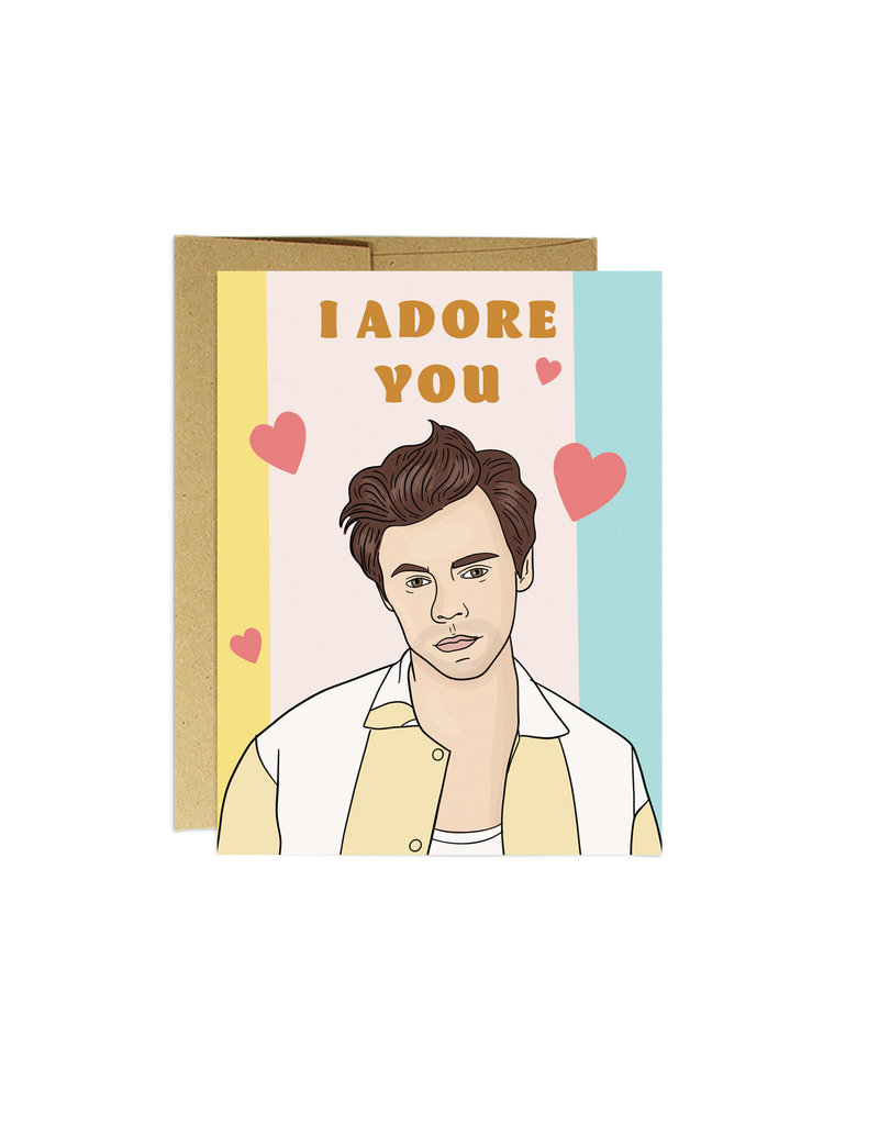 Party Mountain Paper Co Harry Adore You  Card