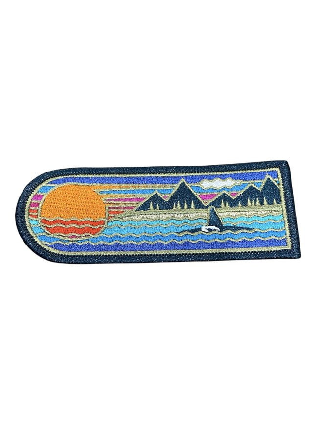 Orca Sunset Patch