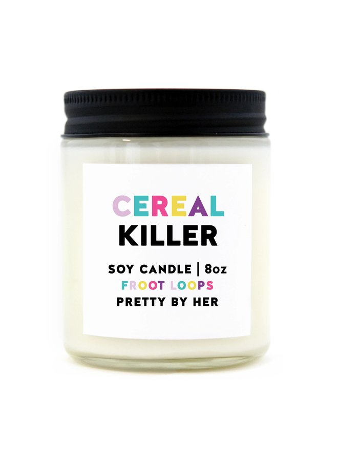 Cereal Killer Candle