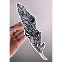 Island Nautical Feather Sticker