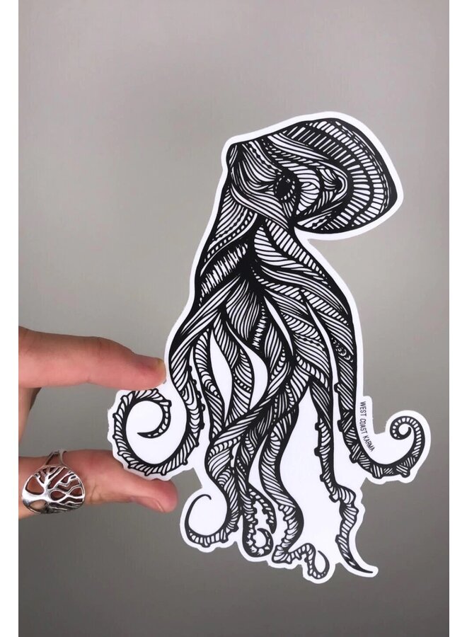 Octopus Vinyl Sticker