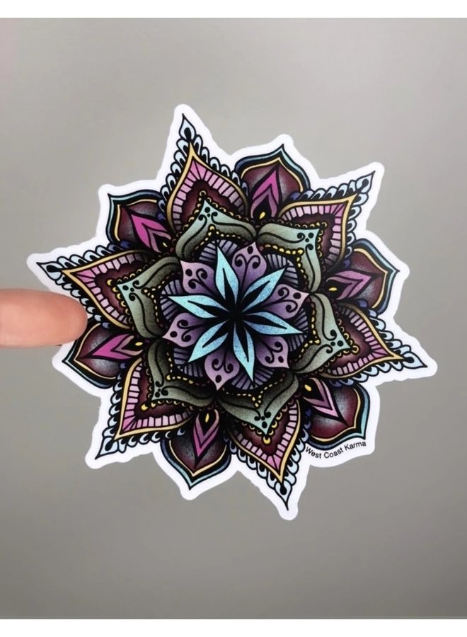Retro Mandala Sticker