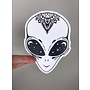Alien Mandala Vinyl Sticker